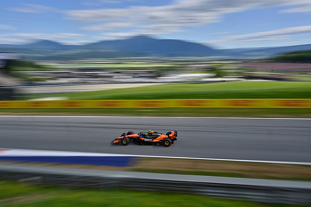 Austria Grand Prix 2025 Qualifying at the Red Bull Ring racetrack_Lando Norris