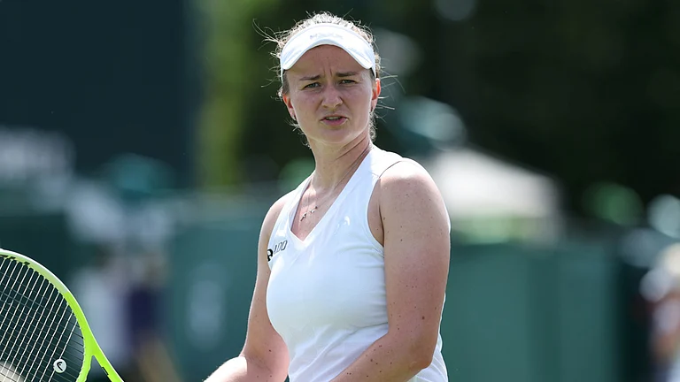 Reigning Wimbledon champion Barbora Krejcíkova - null