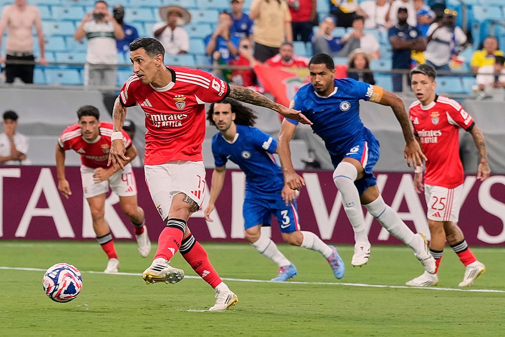 Benfica vs Chelsea FIFA Club World Cup 2025 Round of 16 in North Carolina_Angel Di Maria