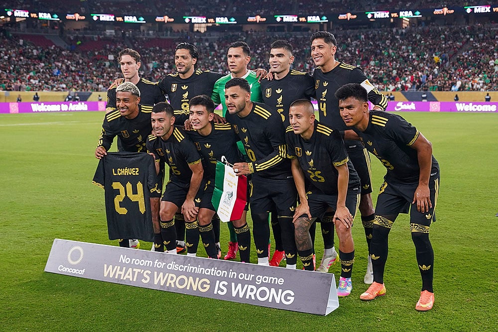 CONCACAF Gold Cup 2025 Quarter-final match Mexico vs Saudi Arabia in Arizona_Mexico team