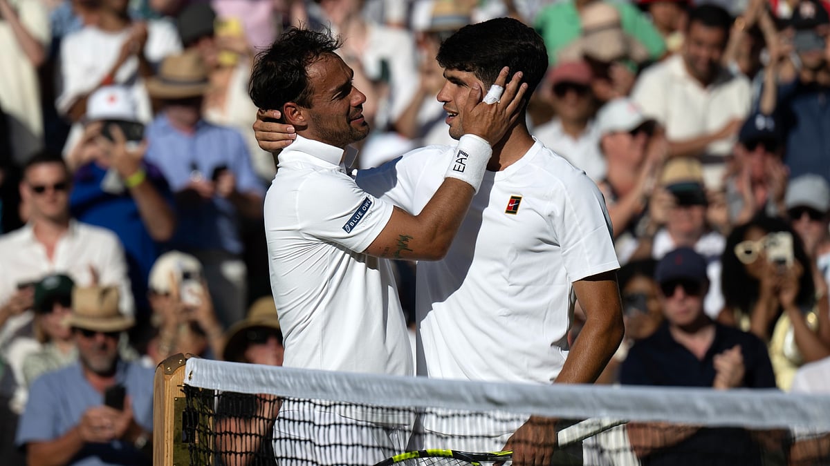 Carlos Alcaraz and Fabio Fognini.