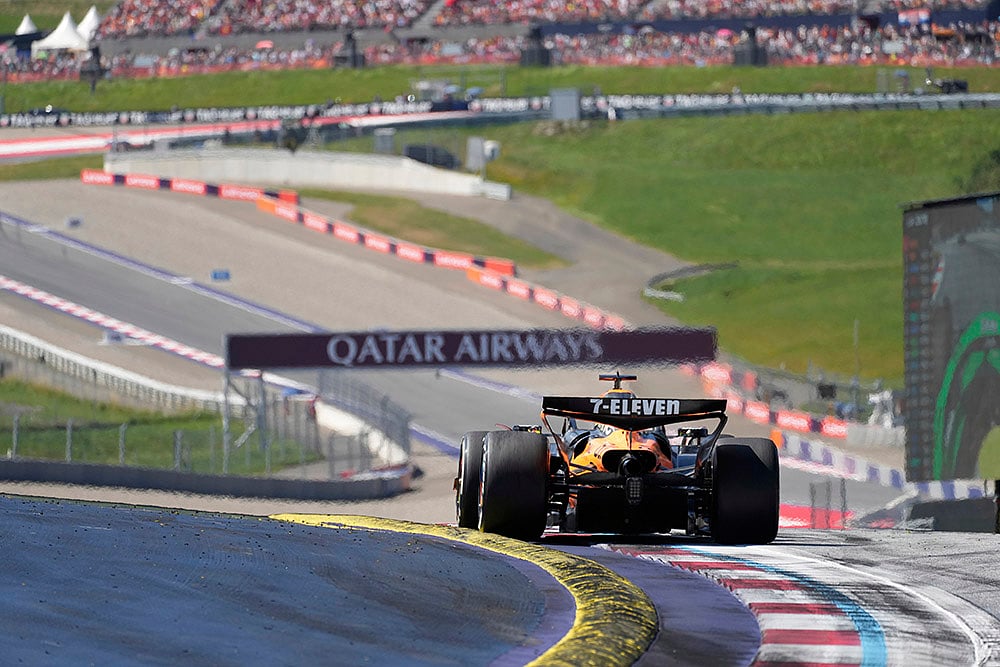 Formula 1 2025 Austrian Grand Prix auto race in Spielberg_McLaren driver Oscar Piastri 