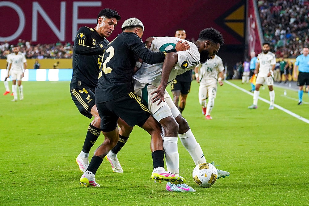 CONCACAF Gold Cup 2025 Quarter-final match Mexico vs Saudi Arabia in Arizona_Feras Albrikan