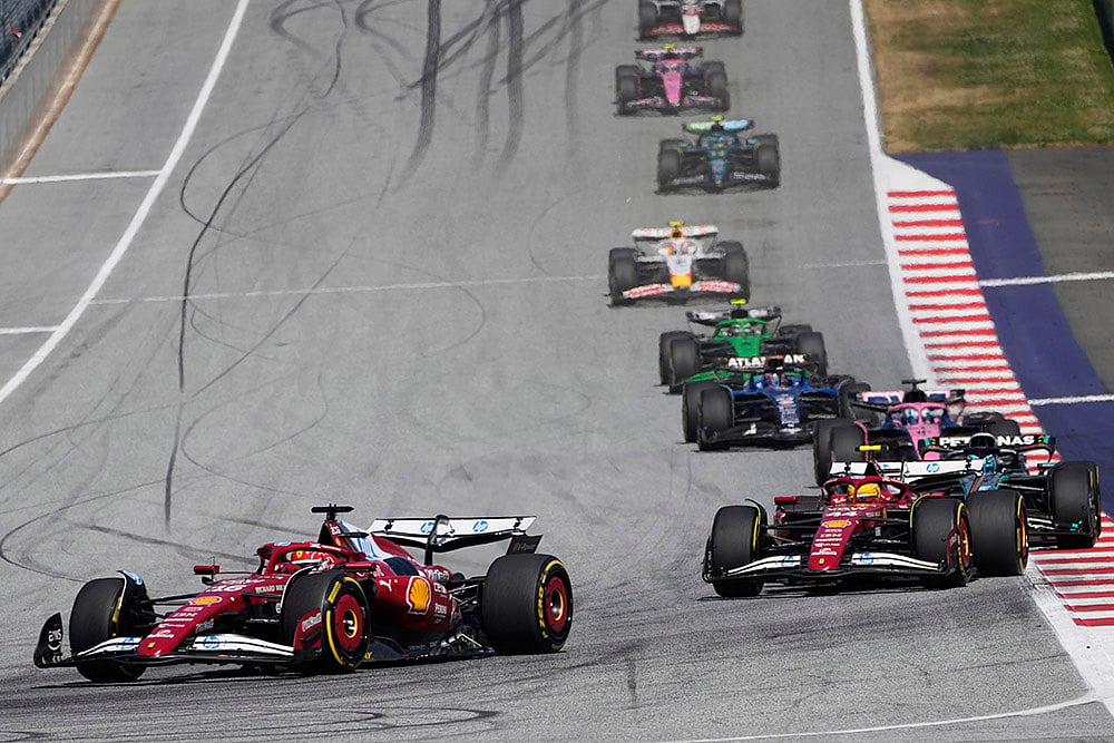 Formula 1 2025 Austrian Grand Prix auto race in Spielberg_Charles Leclerc of Monaco