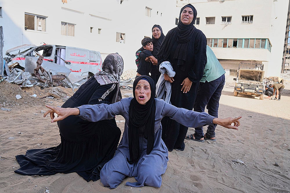 Gaza Aid seekers killed by IDF_Palestinians mourn 