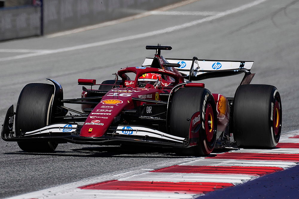 Formula 1 2025 Austrian Grand Prix auto race in Spielberg_Charles Leclerc of Monaco
