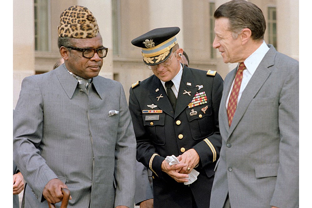 Freedom of congo and subsequent years of crisis_President Mobutu of Zaire