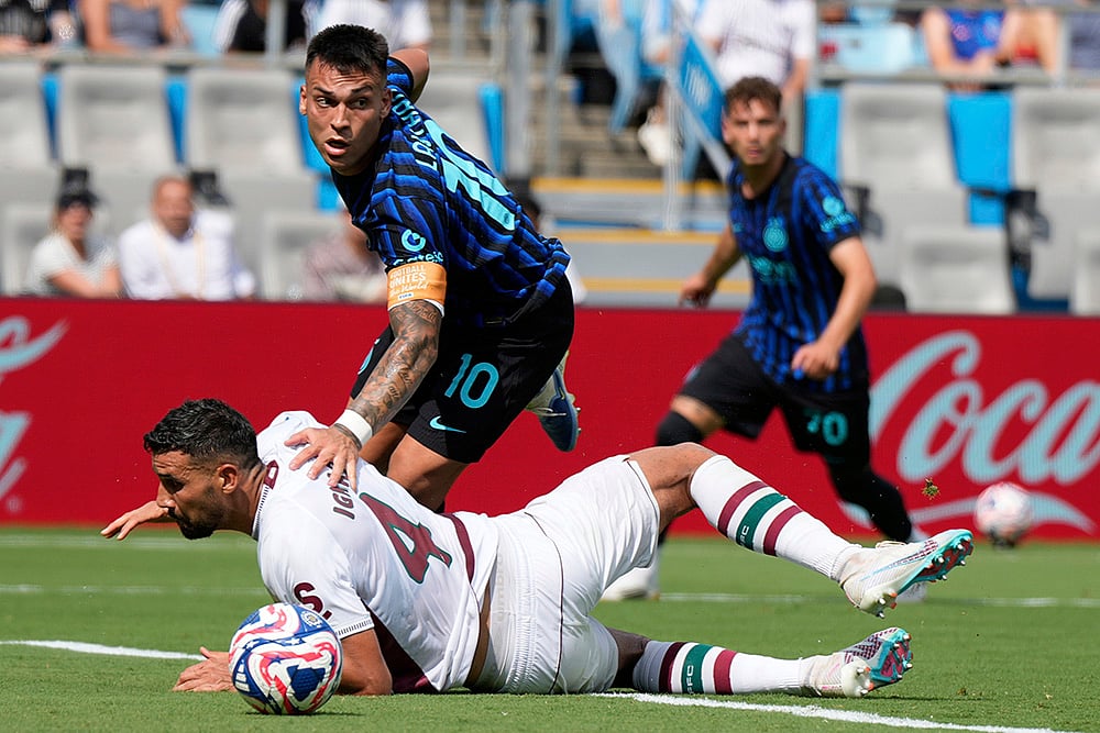 FIFA Club World Cup 2025 round of 16 soccer Inter Milan vs Fluminense: Lautaro Martinez