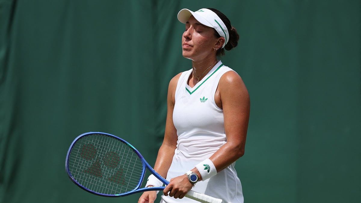 Jessica Pegula crashed out of Wimbledon on Tuesday