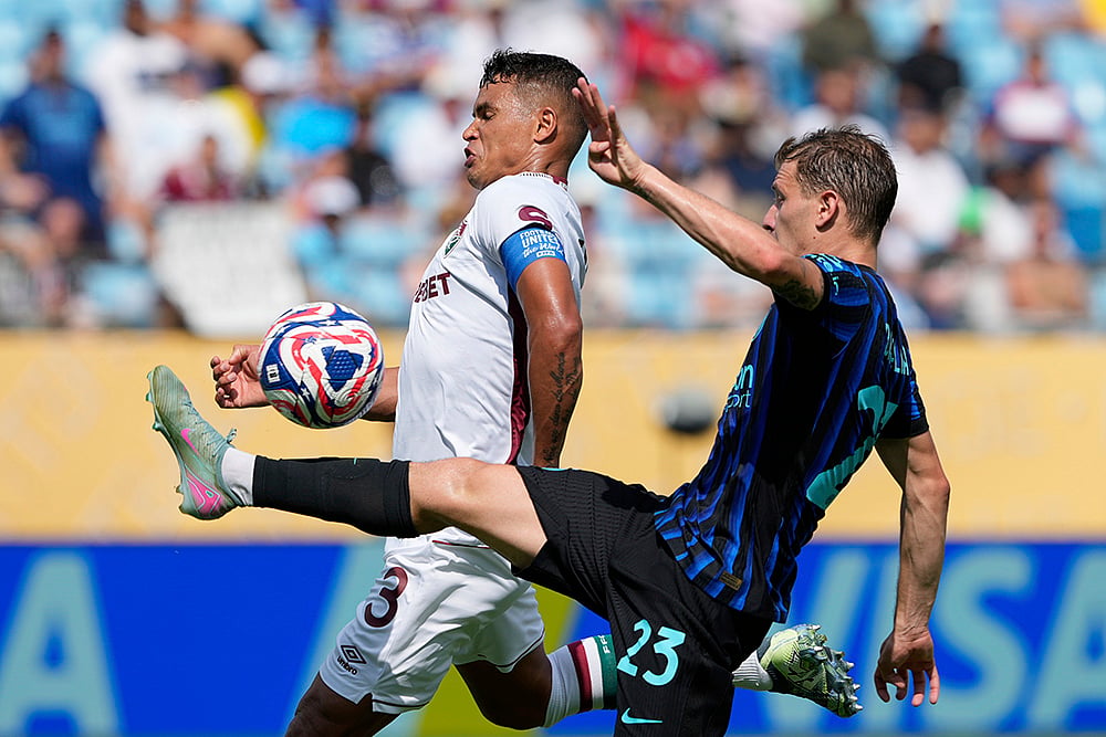 FIFA Club World Cup 2025 round of 16 soccer Inter Milan vs Fluminense: Nicolo Barella 
