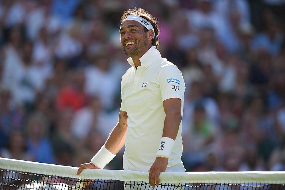 Britain Wimbledon Tennis 2025 Carlos Alcaraz vs Fabio Fognini in London_4