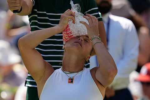 Britain Wimbledon Tennis: Aryna Sabalenka vs Carson Branstine