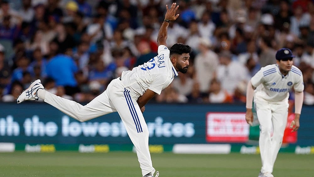 Border-Gavaskar Trophy India Vs Australia 2nd Test cricket match Day 1 photo: Mohammed Siraj