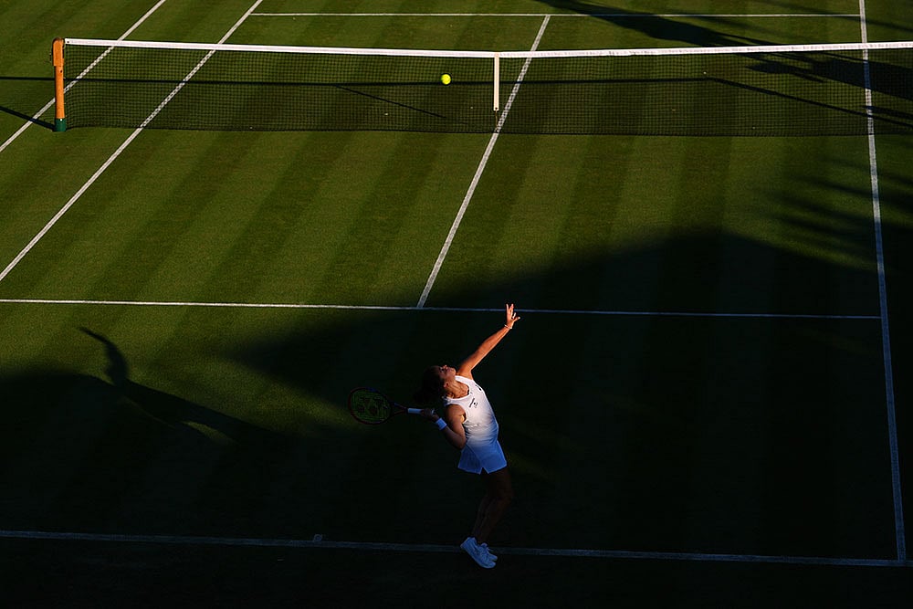 Wimbledon Tennis Championships Pics: Anastasija Sevastova vs Jasmine Paolini