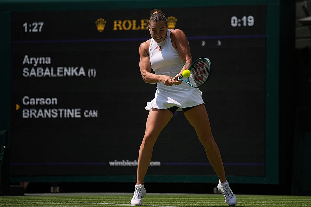 Wimbledon Championships: Carson Branstine vs Aryna Sabalenka