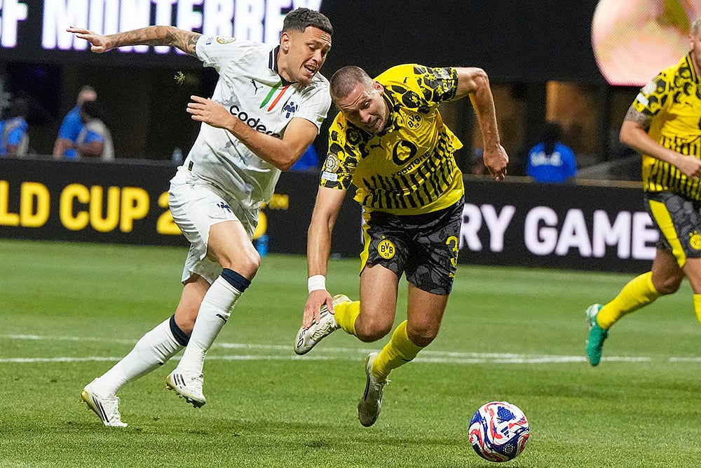 Fifa Club World Cup round of 16 Borussia Dortmund vs CF Monterrey in Atlanta_Lucas Ocampos