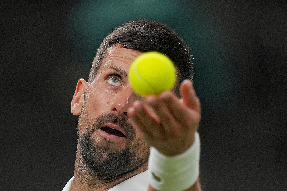 Wimbledon tennis 2025 1st Round Novak Djokovic vs Alexandre Muller in London_6
