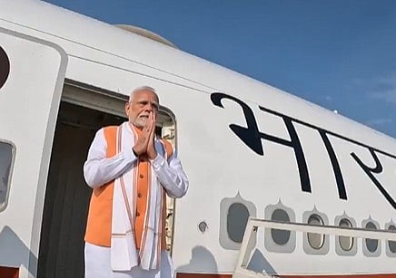 X/ANI : PM Modi leaves for a five-nation tour on Wednesday