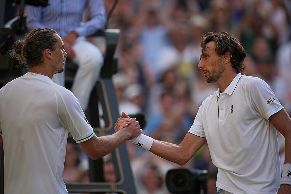 Wimbledon Tennis: Alexander Zverev Vs Arthur Rinderknech