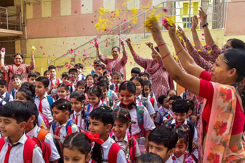 Schools reopen after summer break in Bikaner
