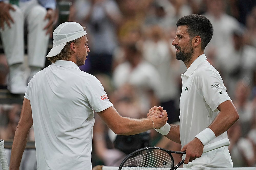 Wimbledon tennis 2025 1st Round Novak Djokovic vs Alexandre Muller in London_2