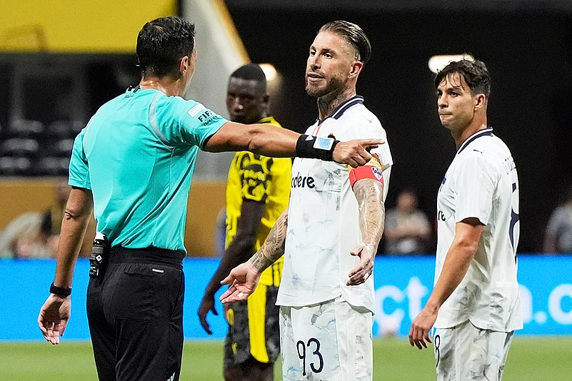 Fifa Club World Cup round of 16 Borussia Dortmund vs CF Monterrey in Atlanta_Sergio Ramos