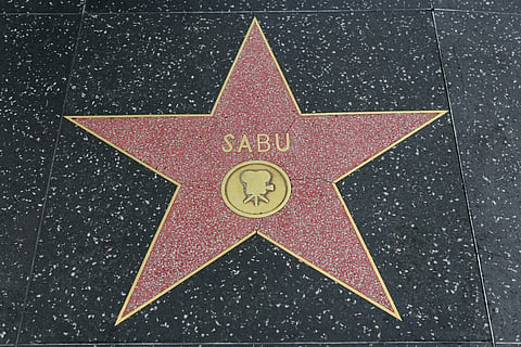 Sabu Dastagir's star on Hollywood Walk of Fame