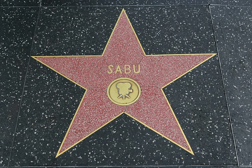 Sabu Dastagirs star on Hollywood Walk of Fame