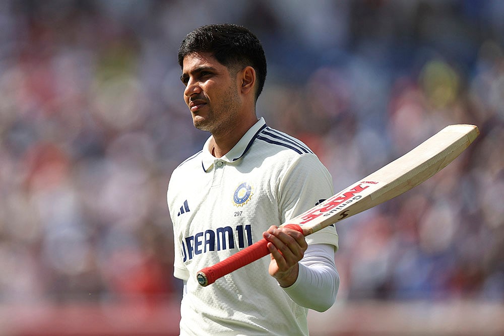 Indias tour of England IND vs ENG 2nd Test Match Day 2 from Edgbaston Test: Shubman Gill
