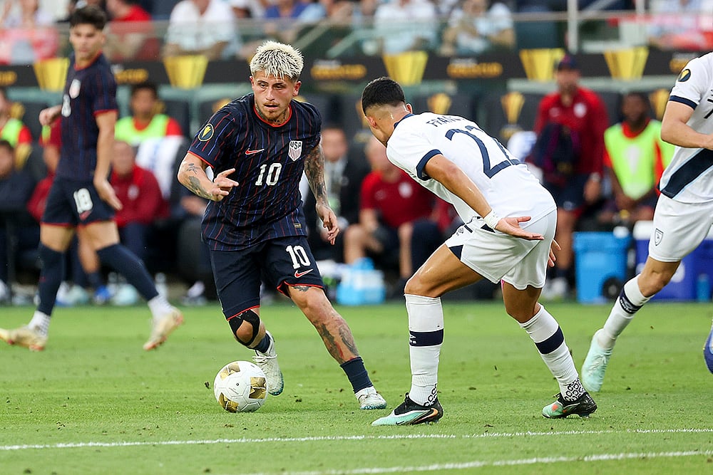 CONCACAF Gold Cup 2025 semifinal Soccer match Guatemala vs US  in St Louis: Diego Luna