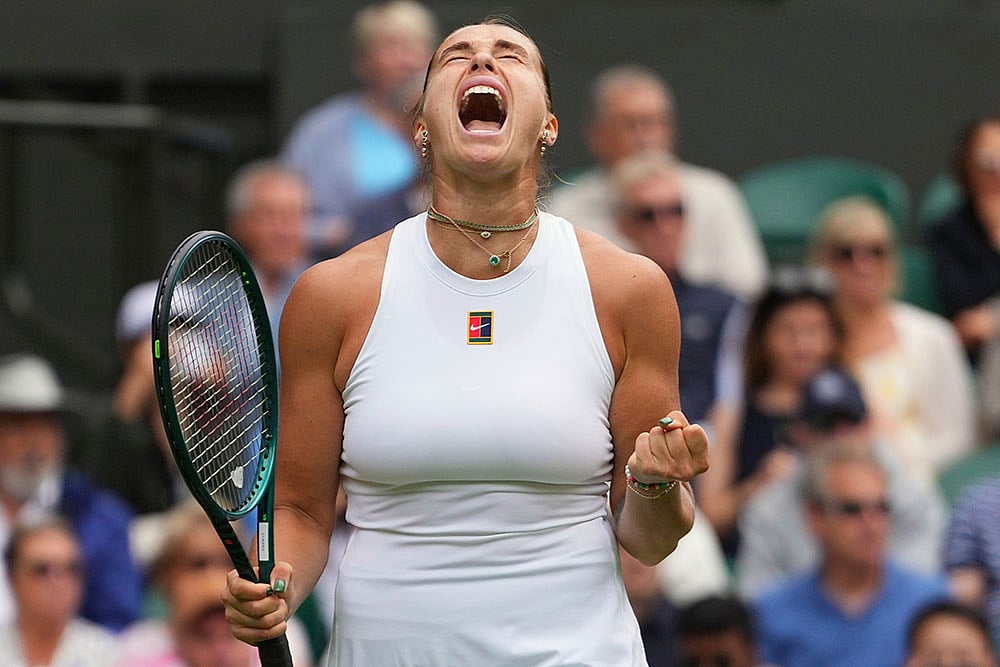 Wimbledon Tennis: Aryna Sabalenka vs Marie Bouzkova