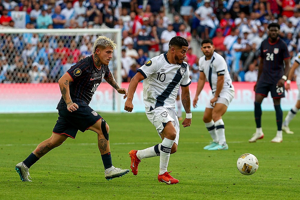 CONCACAF Gold Cup 2025 semifinal Soccer match Guatemala vs US  in St Louis: Diego Luna