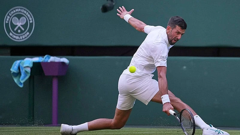 Wimbledon tennis 2025 1st Round Novak Djokovic vs Alexandre Muller in London_9
