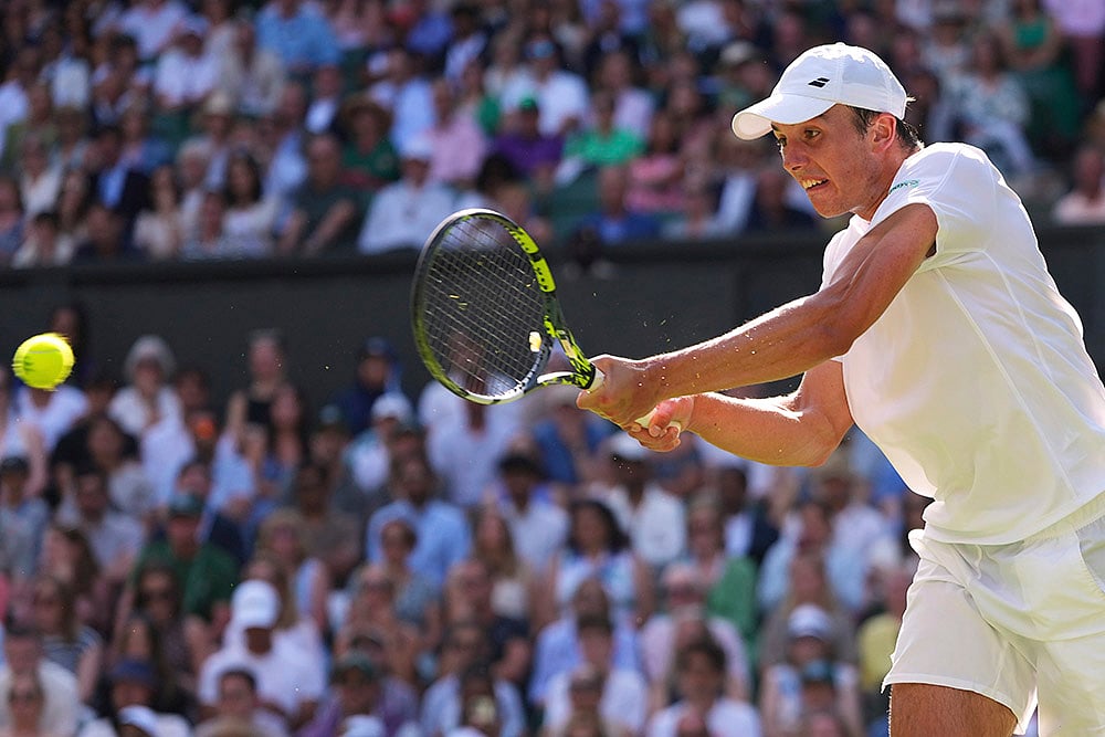 Wimbledon Tennis 2025 2nd round game Carlos Alcaraz vs Oliver Tarvet: 4