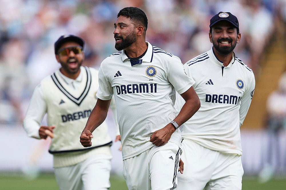 Indias tour of England IND vs ENG 2nd Test Match Day 3 from Edgbaston Test: Mohammed Siraj