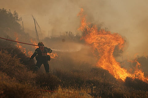 Greece Wildfires 