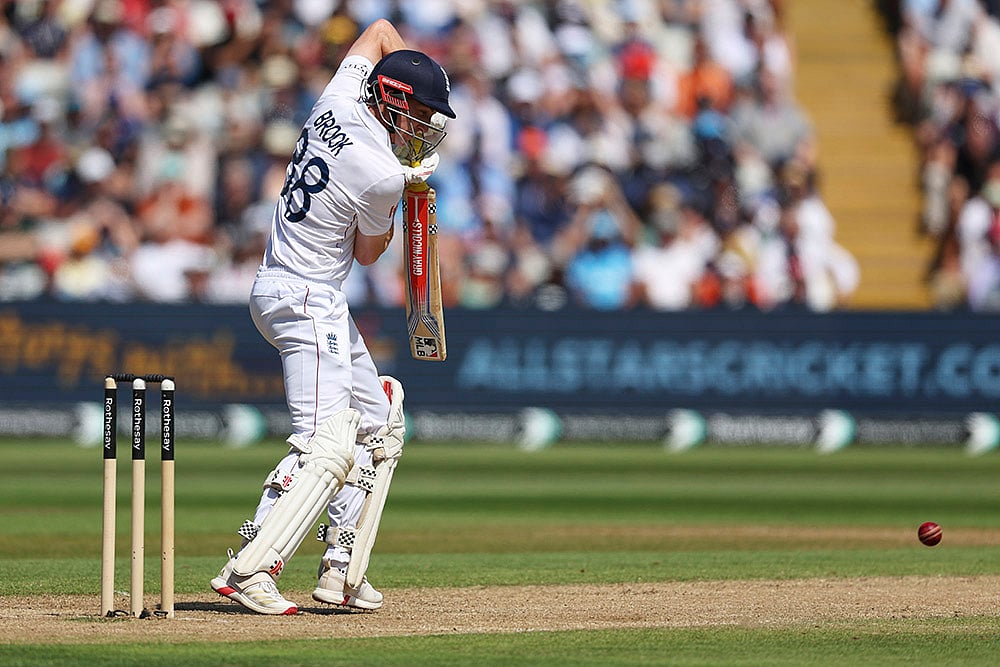 Indias tour of England IND vs ENG 2nd Test Match Day 3 from Edgbaston Test: Harry Brook