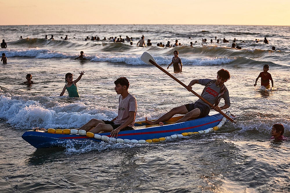 Mideast Wars Gaza Heat Wave; Mediterranean heatwave