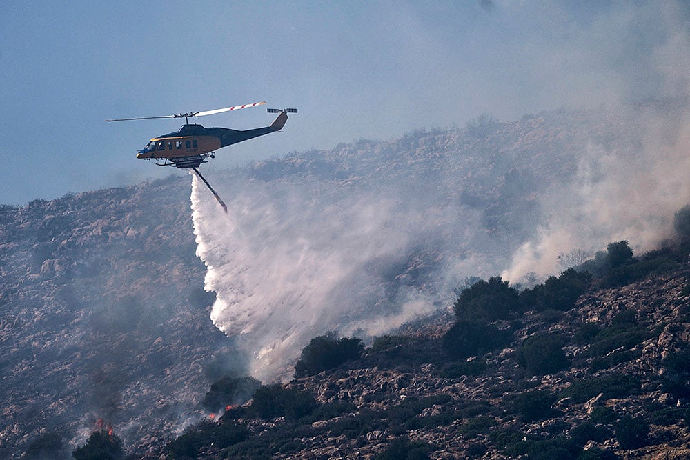 Wildfires photos from around the world: Greece Wildfires