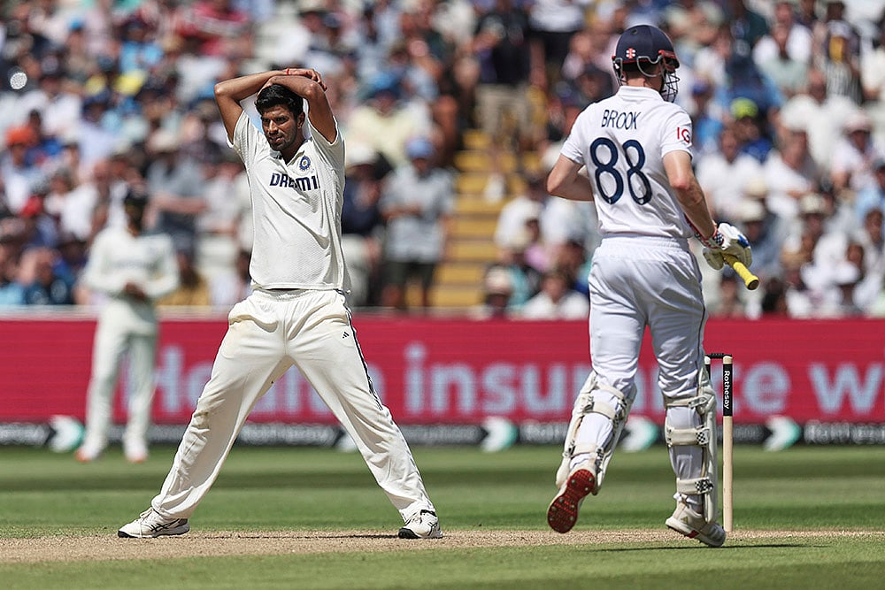 Indias tour of England IND vs ENG 2nd Test Match Day 3 from Edgbaston Test: Washington Sundar