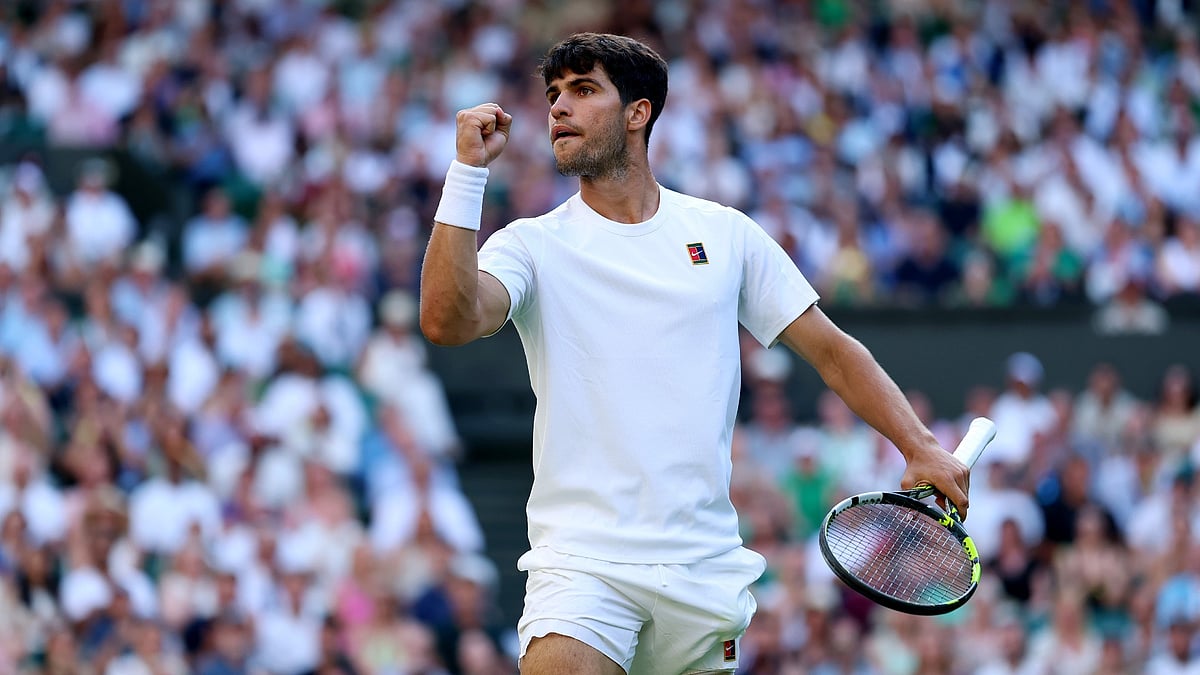 Reigning Wimbledon champion Carlos Alcaraz.
