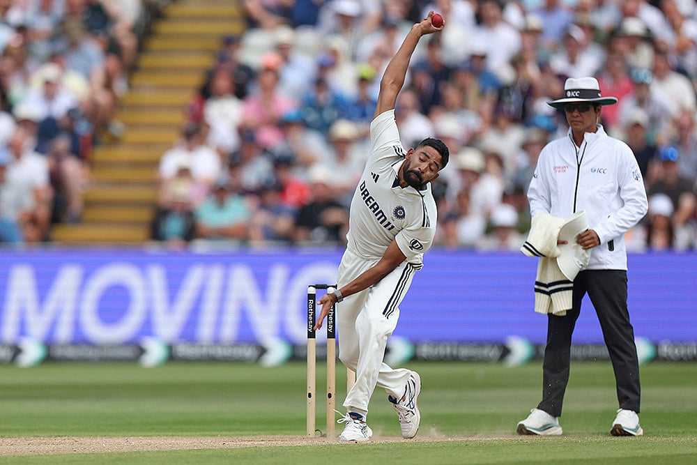 Indias tour of England IND vs ENG 2nd Test Match Day 3 from Edgbaston Test: Mohammed Siraj