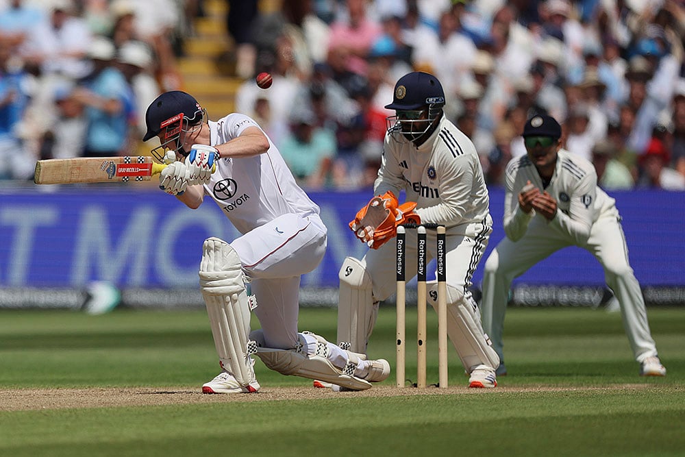 Indias tour of England IND vs ENG 2nd Test Match Day 3 from Edgbaston Test: Harry Brook