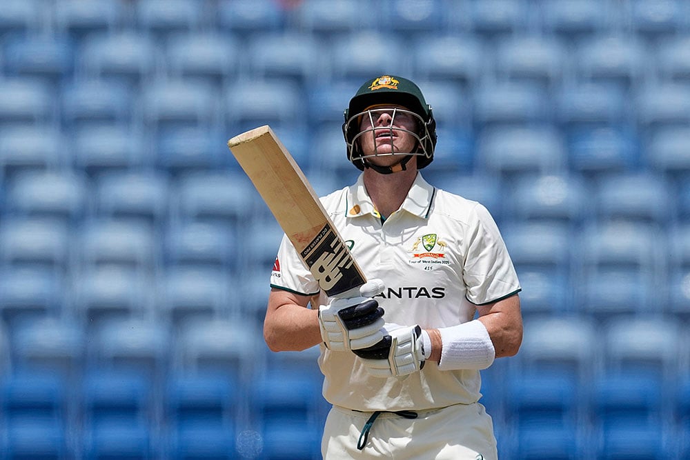 Australias tour of West Indies: WI vs AUS 2nd Test Cricket match Day 1 photos_Steve Smith 