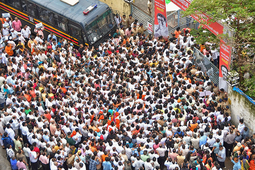 MNS-Shiv Sena (UBT) joint rally in Mumbai