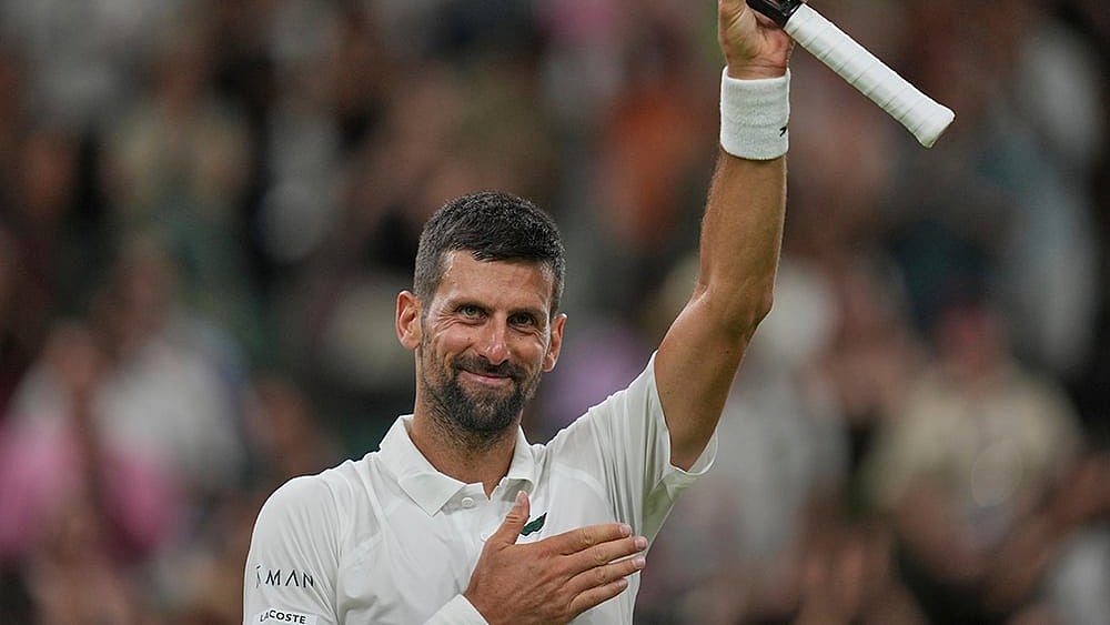 | Photo: AP/Kin Cheung : Wimbledon 2025: Novak Djokovic vs Alexandre Muller