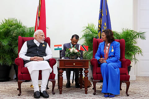 PM Modi in Trinidad and Tobago