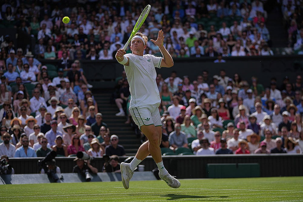 Britain Wimbledon Tennis: Taylor Fritz vs Alejandro Davidovich Fokina