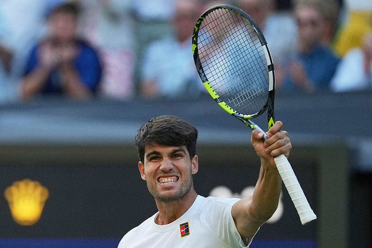 Wimbledon Tennis: Jan-Lennard Struff vs Carlos Alcaraz
