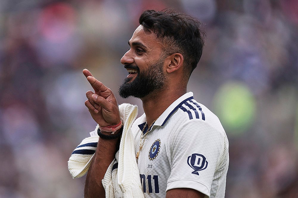 Indias Tour of England, IND vs ENG 2nd test Day 5 in Birmingham_Akash Deep